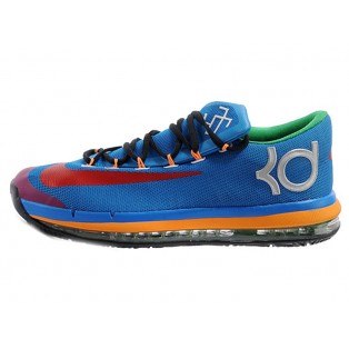 Nike KD 6/VI Elite Chaussure de Basket-ball Nouvelle Site Officiel pour Homme Blue Red 642838-001