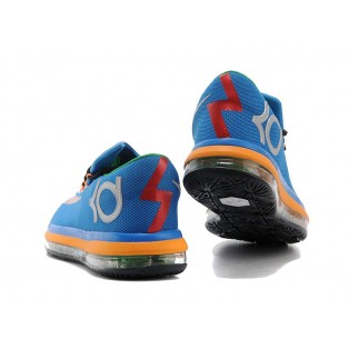 Nike KD 6/VI Elite Chaussure de Basket-ball Nouvelle Site Officiel pour Homme Blue Red 642838-001
