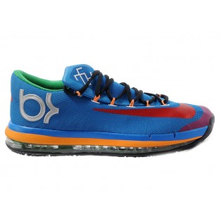 Nike KD 6/VI Elite Chaussure de Basket-ball Nouvelle Site Officiel pour Homme Blue Red 642838-001