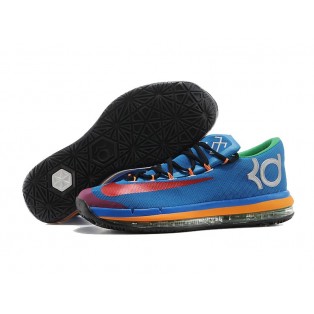 Nike KD 6/VI Elite Chaussure de Basket-ball Nouvelle Site Officiel pour Homme Blue Red 642838-001