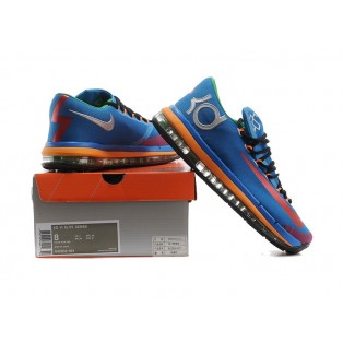 Nike KD 6/VI Elite Chaussure de Basket-ball Nouvelle Site Officiel pour Homme Blue Red 642838-001