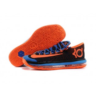Nike KD 6/VI Elite Chaussure de Basket-ball Nouvelle Site Officiel pour Homme Noir Bleu 642838-301