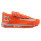 Nike KD 6/VI Elite Chaussure de Basket-ball Nouvelle Site Officiel pour Homme Orange 642838-302