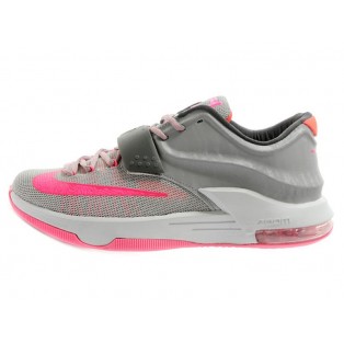 Nike KD 7/VII Calm Before The Storm Chaussure de Basket-ball Nouvelle pour Homme Gris Rouge
