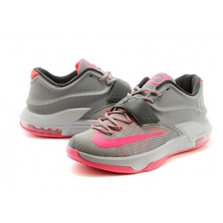 Nike KD 7/VII Calm Before The Storm Chaussure de Basket-ball Nouvelle pour Homme Gris Rouge
