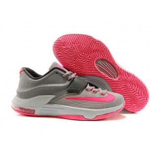 Nike KD 7/VII Calm Before The Storm Chaussure de Basket-ball Nouvelle pour Homme Gris Rouge
