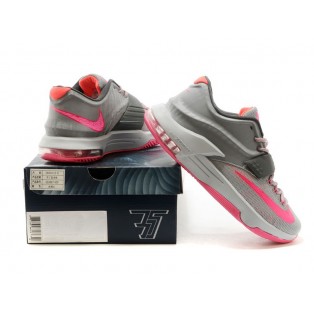 Nike KD 7/VII Calm Before The Storm Chaussure de Basket-ball Nouvelle pour Homme Gris Rouge