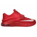 Nike KD VII/7 Action Chaussures Nike Baskets Nouvelle Pour Homme Rouge/Metallic Argent 653996-660