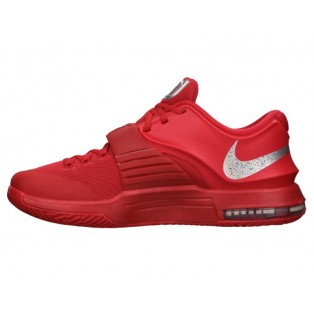 Nike KD VII/7 Action Chaussures Nike Baskets Nouvelle Pour Homme Rouge/Metallic Argent 653996-660