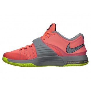 Nike KD VII/7 Bright Chaussures Nike Baskets Nouvelle Pour Homme Mango/Space Bleu-Light Magnet Gris 653996-840