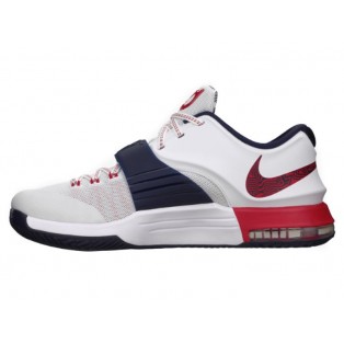 Nike KD VII/7 Chaussures Nike Baskets Nouvelle Pour Homme Blanc/Obsidian-University Rouge 653996-146