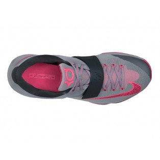Nike KD VII/7 Chaussures Nike Baskets Nouvelle Pour Homme Gris/Hyper Punch-Light Magnet Gris 653996-060