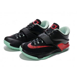 Nike KD VII/7 Chaussures Nike Baskets Nouvelle Pour Homme Noir/Action Rouge-Medium Mint 653996-063