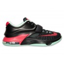 Nike KD VII/7 Chaussures Nike Baskets Nouvelle Pour Homme Noir/Action Rouge-Medium Mint 653996-063