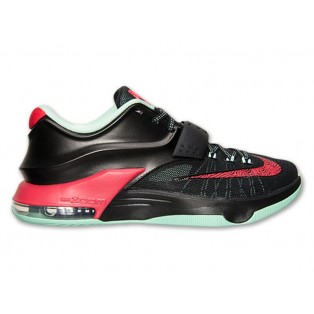 Nike KD VII/7 Chaussures Nike Baskets Nouvelle Pour Homme Noir/Action Rouge-Medium Mint 653996-063