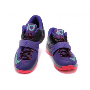 Nike KD VII/7 ID Chaussures de Basket_Ball Pour Homme Gris/Violet 653996-iD36