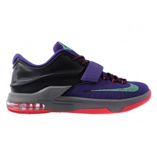 Nike KD VII/7 ID Chaussures de Basket_Ball Pour Homme Gris/Violet 653996-iD36