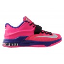 Nike KD VII/7 ID Chaussures de Basket_Ball Pour Homme Rose/Violet 653996-iD37