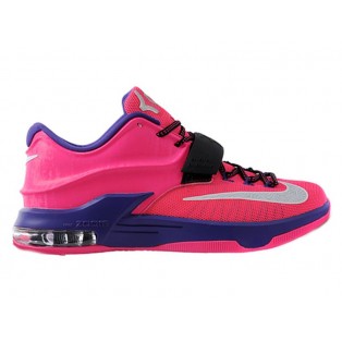 Nike KD VII/7 ID Chaussures de Basket_Ball Pour Homme Rose/Violet 653996-iD37