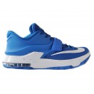 Nike KD VII/7 iD Chaussures Nike Baskets Nouvelle Pour Homme Bleu/Blanc 653996-iD22