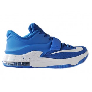 Nike KD VII/7 iD Chaussures Nike Baskets Nouvelle Pour Homme Bleu/Blanc 653996-iD22