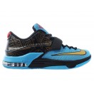 Nike KD VII/7 iD Chaussures Nike Baskets Nouvelle Pour Homme Bleu/Noir/Or 653996-iD21