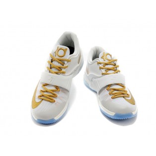 Nike KD7/KD VII iD Chaussure de Basket-ball Nouvelle pour Homme Blanc