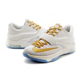 Nike KD7/KD VII iD Chaussure de Basket-ball Nouvelle pour Homme Blanc