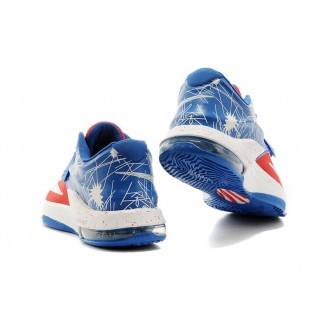 Nike KD7/KD VII iD Chaussure de Basket-ball Nouvelle pour Homme Bleu Rouge