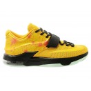 Nike KD7/KD VII iD Chaussure de Basket-ball Nouvelle pour Homme Jaune Noir