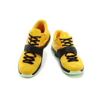 Nike KD7/KD VII iD Chaussure de Basket-ball Nouvelle pour Homme Jaune Noir