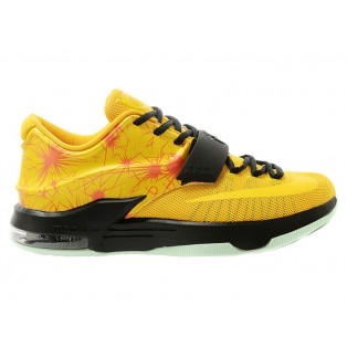 Nike KD7/KD VII iD Chaussure de Basket-ball Nouvelle pour Homme Jaune Noir
