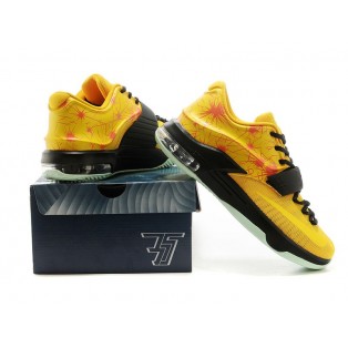 Nike KD7/KD VII iD Chaussure de Basket-ball Nouvelle pour Homme Jaune Noir
