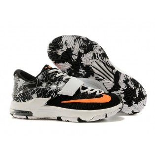 Nike KD7/KD VII iD Chaussure de Basket-ball Nouvelle pour Homme Noir Blanc