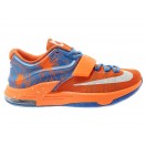 Nike KD7/KD VII iD Chaussure de Basket-ball Nouvelle pour Homme Orange Bleu