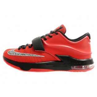 Nike KD7/KD VII iD Chaussure de Basket-ball Nouvelle pour Homme Rouge Noir