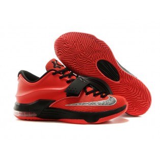 Nike KD7/KD VII iD Chaussure de Basket-ball Nouvelle pour Homme Rouge Noir