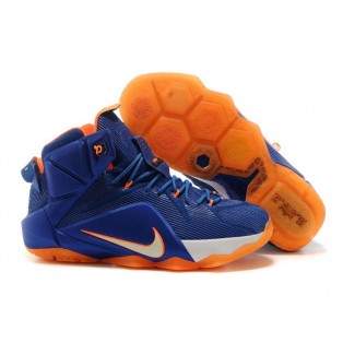 Nike Lebron 12/XII - Chaussures Nike Baskets Nouvelle Pour Homme Bleu/Jaune 684493-012