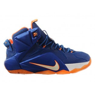 Nike Lebron 12/XII - Chaussures Nike Baskets Nouvelle Pour Homme Bleu/Jaune 684493-012