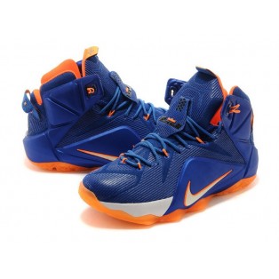 Nike Lebron 12/XII - Chaussures Nike Baskets Nouvelle Pour Homme Bleu/Jaune 684493-012