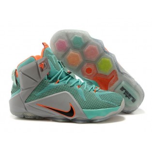 Nike Lebron 12/XII - Chaussures Nike Baskets Nouvelle Pour Homme Gris/Noir 684593-301