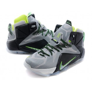 Nike Lebron 12/XII - Chaussures Nike Baskets Nouvelle Pour Homme Gris/Noir 685181-007
