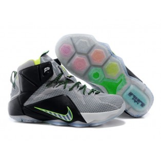 Nike Lebron 12/XII - Chaussures Nike Baskets Nouvelle Pour Homme Gris/Noir 685181-007