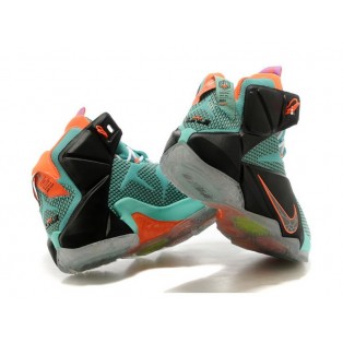 Nike Lebron 12/XII - Chaussures Nike Baskets Nouvelle Pour Homme Janvier Noir 684493-001