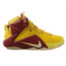 Nike Lebron 12/XII - Chaussures Nike Baskets Nouvelle Pour Homme Jaune/Rouge 684493-01