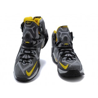 Nike Lebron 12/XII - Chaussures Nike Baskets Nouvelle Pour Homme Noir/Jaune 684493-605