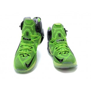 Nike Lebron 12/XII - Chaussures Nike Baskets Nouvelle Pour Homme Noir/Vert 684493-609