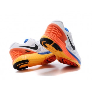 Nike LunarGlide 6 Chaussure de Running Nouvelle Pour Homme Blanc/Bleu/Rouge