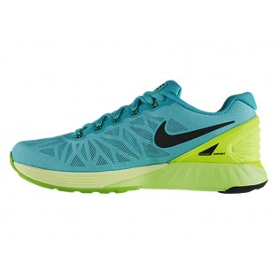 Nike LunarGlide 6 Chaussure de Running Nouvelle Pour Homme Bleu/Jaune
