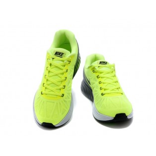 Nike LunarGlide 6 Chaussure de Running Nouvelle Pour Homme Jaune/Noir